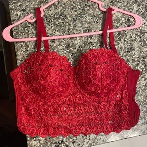 Red Corset Top